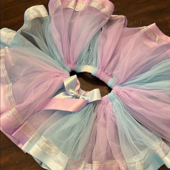 Pastel Tulle Skirt with Bow - Picture 4 of 4